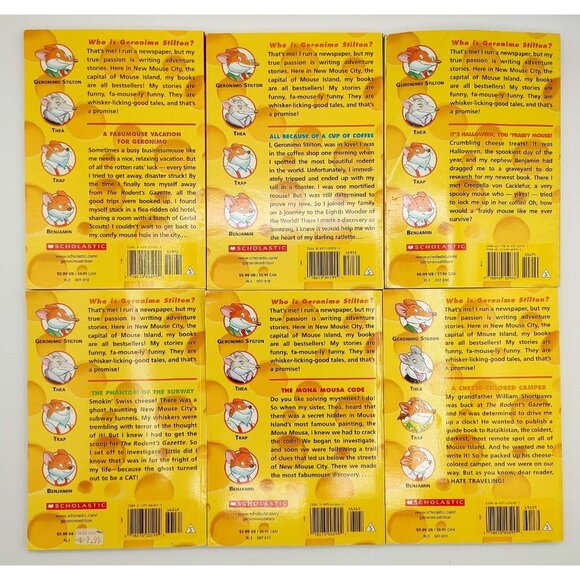 Geronimo Stilton Children's Chapter Paperback Books Lot of 18 - Picture 5 of 7